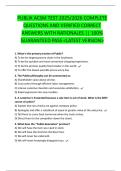 PUBLIX ACSM TEST 2025&sol;2026 COMPLETE  QUESTIONS AND VERIFIED CORRECT  ANSWERS WITH RATIONALES &vert;&vert; 100&percnt;  GUARANTEED PASS <LATEST VERSION>
