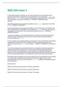 NSG 526 exam 3  Questions and answers latest update