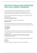 NSG 526 Clin Modal EXAM 1QUESTIONS WITH 100&percnt; CORRECT ANSWERS&excl;&excl;