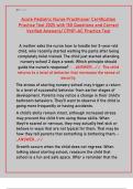CPNP-AC Practice Test 2025&colon; 150 Questions & Verified Answers &vert; Acute Pediatric NP Certification
