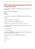 FREC 3 Exam Study Guide Questions And Answers  Verified 100&percnt; Correct 