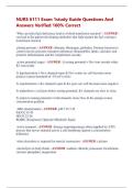 NURS 6111 Exam 1study Guide Questions And  Answers Verified 100&percnt; Correct