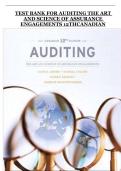 Auditing&colon; The Art and Science of Assurance Engagements &lpar;12th Canadian Edition&rpar; &ndash; Complete Test Bank with Answers