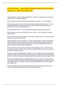 ATR 257 Exam 1 &ndash; 2025&sol;2026 Updated Study Guide & Practice Questions &vert; 100&percnt; Pass Guarantee