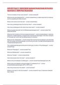 ATR 257 Test 2 &ndash; 2025&sol;2026 Updated Study Guide & Practice Questions &vert; 100&percnt; Pass Guarantee