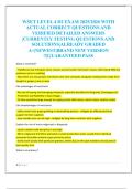 WSET LEVEL 4 D2 EXAM 2025&sol;2026 WITH  ACTUAL CORRECT QUESTIONS AND  VERIFIED DETAILED ANSWERS  &vert;CURRENTLY TESTING QUESTIONS AND  SOLUTIONS&vert;ALREADY GRADED  A&plus;&vert;NEWEST&vert;BRAND NEW VERSION  &excl;&excl;&vert;GUARANTEED PASS 