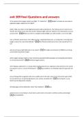 avit 309 final Questions and answers 