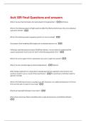 Avit 309 Final Questions and answers 