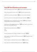 Avit 309 Final Questions and answers 