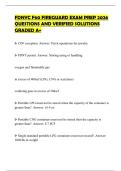 FDNYC F60 FIREGUARD EXAM PREP 2026 QUESTIONS AND VERIFIED SOLUTIONS GRADED A&plus;