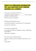 FDNYC F60 FIREGUARD EXAMINATION TEST 2026 QUESTIONS WITH VERIFIED ANSWERS 100&percnt; CORRECT