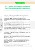 QBA 1 Review Set Questions and Answers  &lpar;100&percnt; Correct Answers&rpar; Already Graded  A&plus;