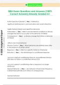 QBA Exam Questions and Answers &lpar;100&percnt;  Correct Answers&rpar; Already Graded A&plus;