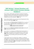 QISP Module 1 Quizzes Questions and  Answers &lpar;100&percnt; Correct Answers&rpar; Already  Graded A&plus;