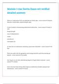 Module 3 rise Davita Exam wit verified detailed answers