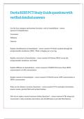 Davita RISE PCT Study Guide questions with verified detailed answers
