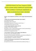 CalMHSA Medi-Cal Peer Support EXAM  STUDY GUIDE 2026 COMPLETE QUESTIONS  WITH CORRECT DETAILED ANSWERS &vert;&vert;  100&percnt; GUARANTEED PASS <RECENT  VERSION>