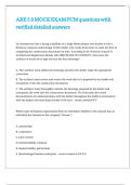 ARE 5&period;0 MOCK EXAM PCM questions with verified detailed answers