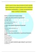 HVAC Unit 31 Gas Heat EXAM STUDY GUIDE  2026 COMPLETE QUESTIONS WITH CORRECT  DETAILED ANSWERS &vert;&vert; 100&percnt; GUARANTEED  PASS <LATEST VERSION>