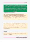 TFM08 EXAM comprehensive questions  and verified accurate solution &lpar;detailed &  elaborated&rpar; 2025 TEST&excl;&excl; Questions and  Correct Answers&sol; Latest Update &sol; Already  Graded
