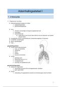 Samenvatting anatomie en histologie ademhalingsstelsel &lpar;nieuw curriculum&rpar;