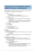Samenvatting fysiologie ademhalingsstelsel &lpar;nieuw curriculum&rpar;