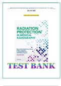 Test Bank for Radiation Protection in Medical Radiography 8th Edition Sherer ALL CHAPTERS COVERED VERIFIED ANSWERS