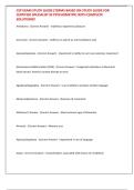 CSP EXAM STUDY GUIDE &lpar;TERMS BASED ON STUDY GUIDE FOR CERTIFIED SPECIALIST IN PSYCHOMETRY&rpar; WITH COMPLETE SOLUTIONS&excl;&excl;