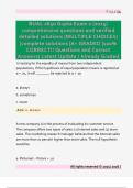 BUAL 2650 Gupta Exam 2 &lpar;2025&rpar;  comprehensive questions and verified  detailed solutions &lpar;MULTIPLE CHOICES&rpar;  &vert;complete solutions &vert;A&plus; GRADED &vert;100&percnt;  CORRECT&excl;&excl; Questions and Correct  Answers&sol; Latest Update &sol; Already Graded