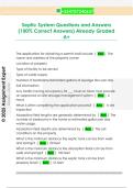 Septic System Questions and Answers  &lpar;100&percnt; Correct Answers&rpar; Already Graded  A&plus;