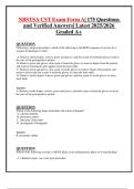 NBSTSA CST Exam Form A&vert; Questions and Verified Answers&vert; Latest 2025&sol;2026 Graded A&plus;