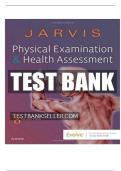 TESTBANK   for JARVIS Physical Examination & Health Assessment