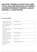 NBCE PART 1 GENERAL ANATOMY EXAM 2025 ACTUAL EXAM 200 QUESTIONS AND CORRECT ANSWERS &lpar;PROFESSOR VERIFIED&rpar; &vert; ALREADY GRADED A&plus; &vert; LATEST EDITION
