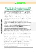 SWM DEQ Questions and Answers &lpar;100&percnt;  Correct Answers&rpar; Already Graded A&plus; 