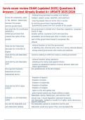 Jarvis exam review EXAM &lpar;updated 2025&rpar; Questions &  Answers &vert; Latest Already Graded A&plus; UPDATE 2025&vert;2026