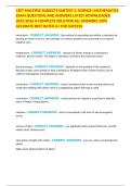 CSET MULTIPLE SUBJECTS SUBTEST 2&colon; SCIENCE&semi; MATHEMATICS EXAM QUESTIONS AND ANSWERS LATEST DOWNLOADED 2025&sol;2026 A COMPLETE SOLUTION ALL ANSWERS 100&percnt; ACCURATE BEST RATED A&plus; FOR SUCCESS