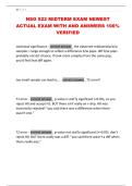 NSG 522 MIDTERM EXAM NEWEST  ACTUAL EXAM WITH AND ANSWERS 100&percnt;  VERIFIED