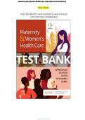 Test Bank for Maternity and Women&rsquo;s Health Care &ndash; 13th Edition by Lowdermilk &lpar;Complete&comma; Verified 2025&ndash;2026&rpar;