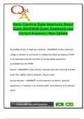 North Carolina Veterinary Board Exam 2025 &vert; 150 Q&A &vert; Licensing&comma; Ethics&comma; Drug Laws&comma; Practice Rules &vert; Veterinary