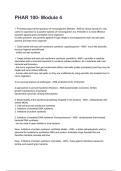 PHAR 100- Module 4 NEWEST 2026&sol;2027 ACTUAL EXAM COMPLETE QUESTIONS AND CORRECT DETAILED ANSWERS &lpar;VERIFIED ANSWERS&rpar; &vert;ALREADY GRADED A&plus;&vert;&vert;BRAND NEW&excl;&excl;