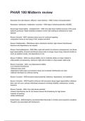 PHAR 100 Midterm review NEWEST 2026&sol;2027 ACTUAL EXAM COMPLETE QUESTIONS AND CORRECT DETAILED ANSWERS &lpar;VERIFIED ANSWERS&rpar; &vert;ALREADY GRADED A&plus;&vert;&vert;BRAND NEW&excl;&excl;