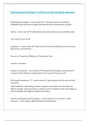 Psychometrics Exam 1 with accurate detailed answers