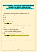 OSSF REGULATIONS PRACTICE TEST&vert;QUESTIONS AND 100&percnt; CORRECT WELL DETAILED ANSWERS&vert;LATEST UPDATE&excl;&excl;&excl;2025&sol;2026&vert;GUARANTEED PASS&vert;GRADED A&plus;