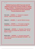 Graded A Exam Example&colon; Model Answers & Study Guide