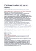 ITIL 4 Exam Questions with correct Answers &lpar;A&plus; GRADED 100&percnt; VERIFIED&rpar;&vert; 2025&sol;2026