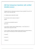 OB Final Antepartum Questions with verified detailed answers