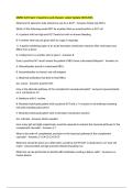 MMSC 420 Exam 2 Questions and Answers Latest Update 2025-2026