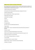 MMSC 420 Exam 4 Questions and Answers Already Passed