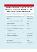  NCCER - POWER TOOLS &lpar;104 - 6TH EDITION&rpar; COMPLETE &lpar;2025&rpar; EXAM TEST WITH LATEST UPDATED &lpar;QUESTIONS AND ANSWERS&rpar;