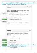 Portage Learning BIOD 121 M5 Exam &ndash; Latest 2023 Update with Verified Questions and Answers &lpar;A&plus; Rated&comma; Guaranteed Success&rpar;